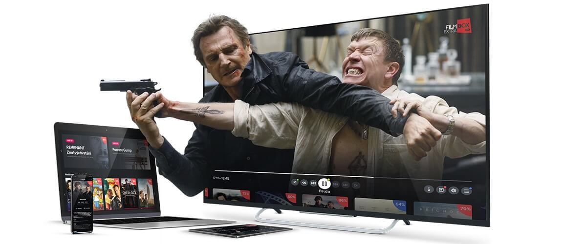 Přímá integrace internetové televize Q-CZ LiveTV až 133 TV programů